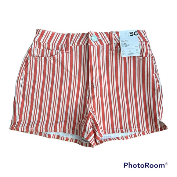 NWT SO Stripe Shorts - Size 11/30 - Picture 1 of 6